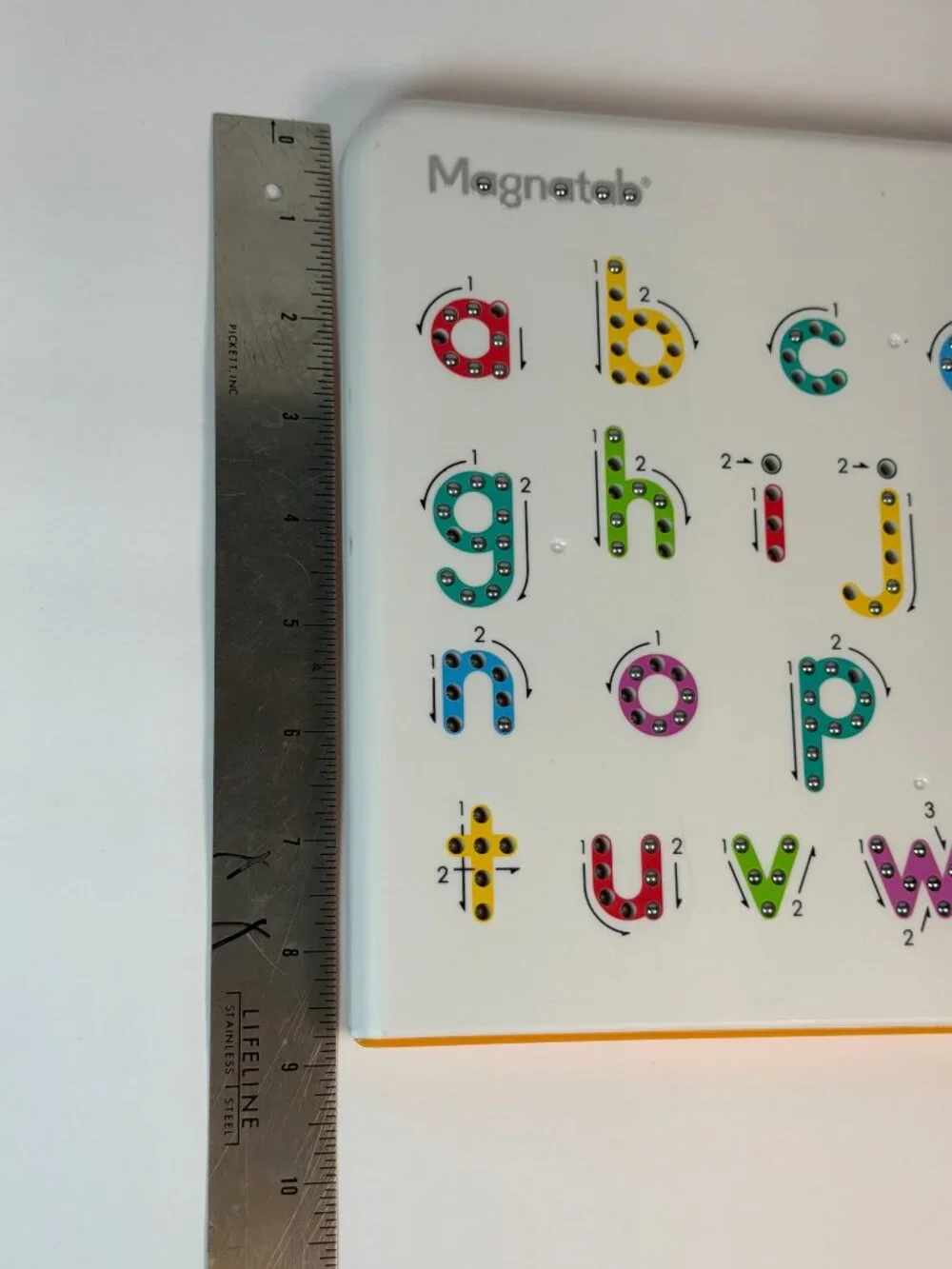 Playskool Magnatab Lowercase Alphabet Magnetic Writing Board ABC Learning Toy